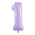 Foil Number 1 - Lilac (86cm)