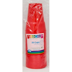 Red Plastic Cups (25 pack)