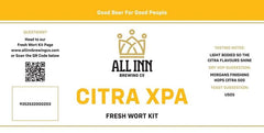 Citra Extra Pale Ale - All Inn Brewing Fresh Wort Kit