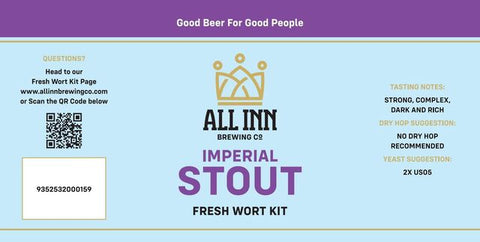 Imperial Stout - All Inn Brewing Fresh Wort Kit