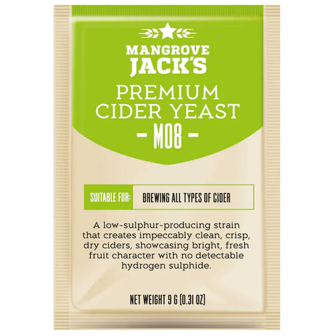 Mangrove Jack's Craft Series Premium Cider Yeast M08 (9.6g)