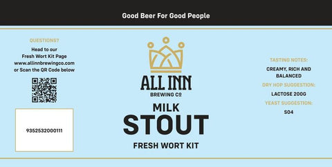 Milk Stout - All Inn Brewing Fresh Wort Kit