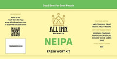 NEIPA - New England IPA - All Inn Brewing Fresh Wort Kit