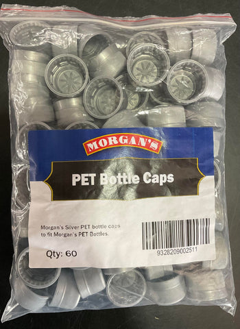 Morgan's PET Bottle Caps - 60 caps
