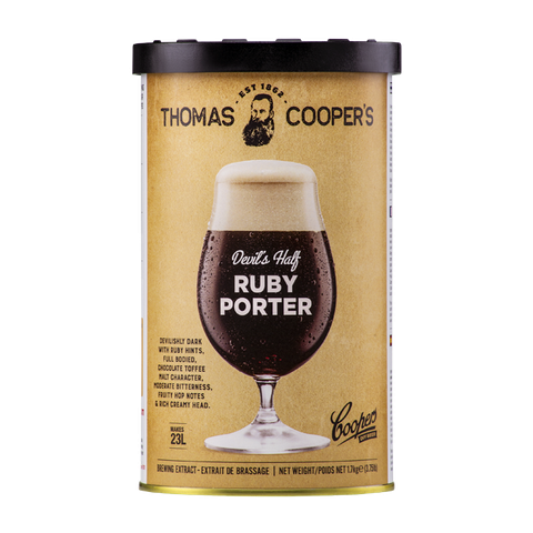 Thomas Coopers Devil's Half Ruby Porter 1.7KG