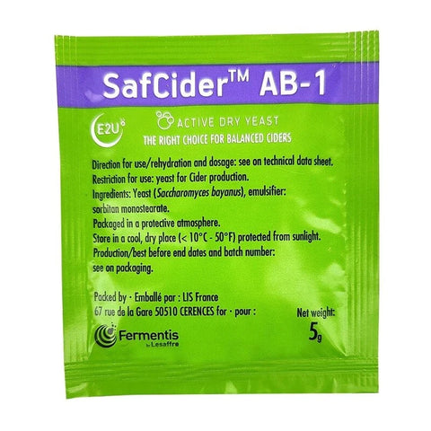 Safcider AB-1 Yeast (5g)