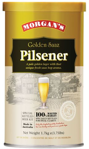 Morgan’s Premium Golden Saaz Pilsener 1.7KG