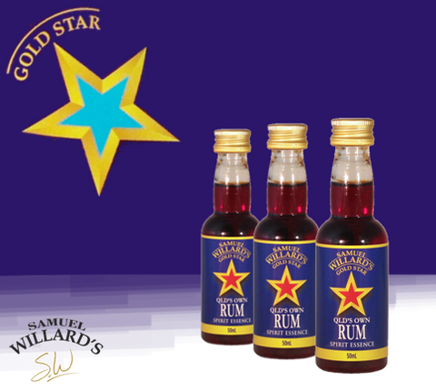 Samuel Willard's Gold Star Qld's Own Rum Spirit Essence - 50ml