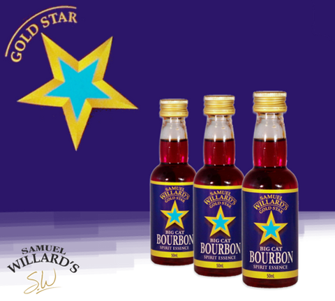 Samuel Willard's Gold Star Big Cat Bourbon Spirit Essence - 50ml