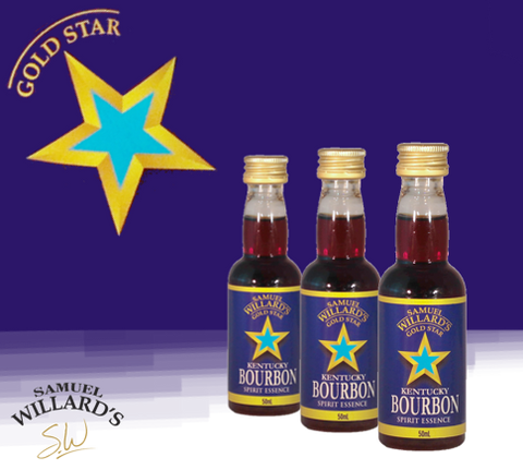 Samuel Willard's Gold Star Kentucky Bourbon Spirit Essence - 50ml