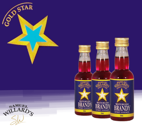 Samuel Willard's Gold Star Waterloo Brandy Spirit Essence - 50ml