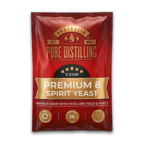 Pure Distilling Premium 8 Spirit Yeast - 243g