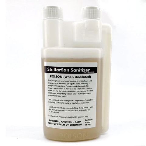 StellarSan Sanitizer - Phosphoric Sanitiser (500ml) 16oz