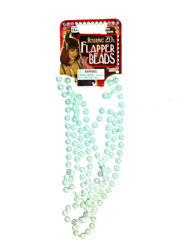 Flapper Beads - White Pearl