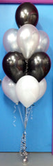 10 Metallic Balloon Arrangement - Stacked