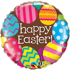 Happy Easter Eggs & Chocolate Foil Balloon - 46cm