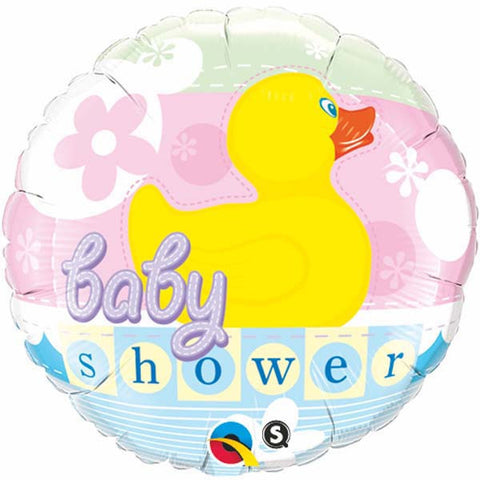 Baby Shower Rubber Duckie Foil Balloon - 46cm