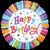 Radiant Birthday - Happy Birthday - 45cm