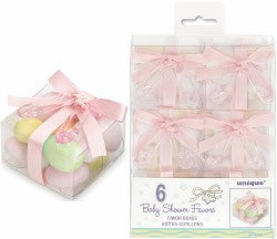 Baby Shower Pink Favour Boxes (6 Pack)