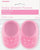 Baby Shower Crystal Baby Boots - Pink (2 pack)