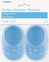 Baby Shower Baby Boots - Blue (2 pack)