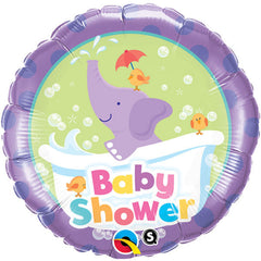 Baby Shower Elephant Foil Balloon - 46cm