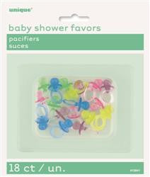 Baby Shower Mini Crystal Pacifiers (18 pack)