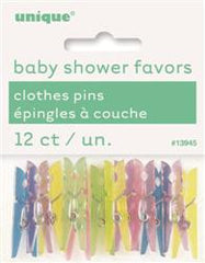 Baby Shower Clothes Pins (12 pack)