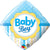 Baby Boy Dots & Stripes Foil Balloon - 46cm
