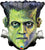 Frankenstein Head Jumbo Foil Balloon - 61 cm