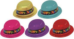 New Year Derby Hat (Assorted Colours)