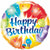 Happy Birthday Balloons Ablaze Foil Balloon - 46cm
