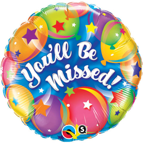 You'll Be Missed Foil Balloon - 46cm