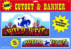 Western Cutout & Banner Set