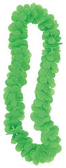 Luau Party Flower Lei Lime Green