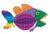 Luau Party Tropical Fish Honeycomb Centrepiece