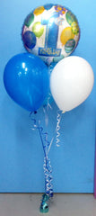 1st Foil & 3 Standard Balloon Arrangement - Stacked