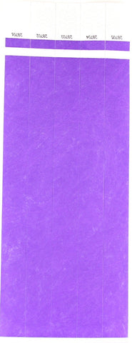 Wristbands - Purple (100 pack)