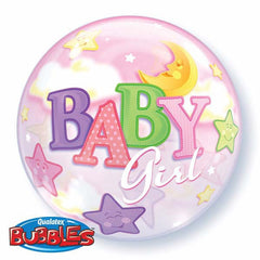 Baby Girl Moon & Stars - 22"/55cm