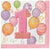 1st Birthday Pink Luncheon Napkins - 2 ply (16 pack)