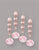 Baby Pink Hanging Decorations (4 pack)