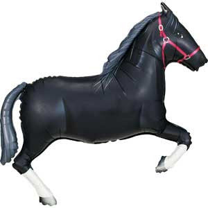 Galloping Horse - Black
