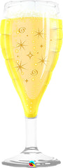Bubbly Wine Glass Jumbo Foil Balloon - 99cm