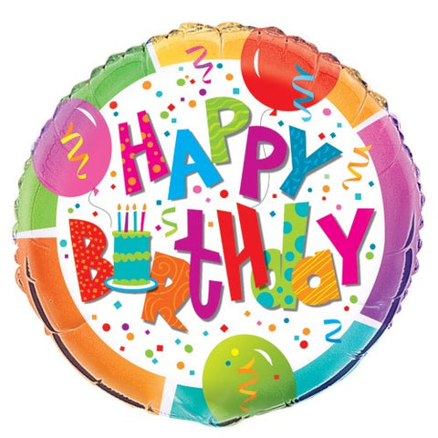 Jamboree Birthday Foil Balloon - 46cm