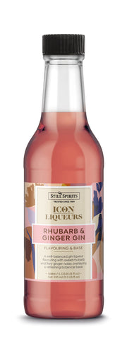 Rhubarb & Ginger Gin Icon Liqueur - 330ml