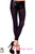 Opaque Footless Tights - Black