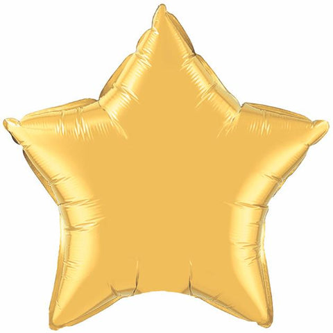 Metallic Gold Star Foil Balloon - 91cm