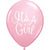 It's A Girl Classy Script Latex Balloons (8 pack)