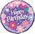 Birthday Blossom Foil Balloon - 46cm