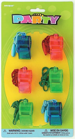 Sports Whistles (6 pack)